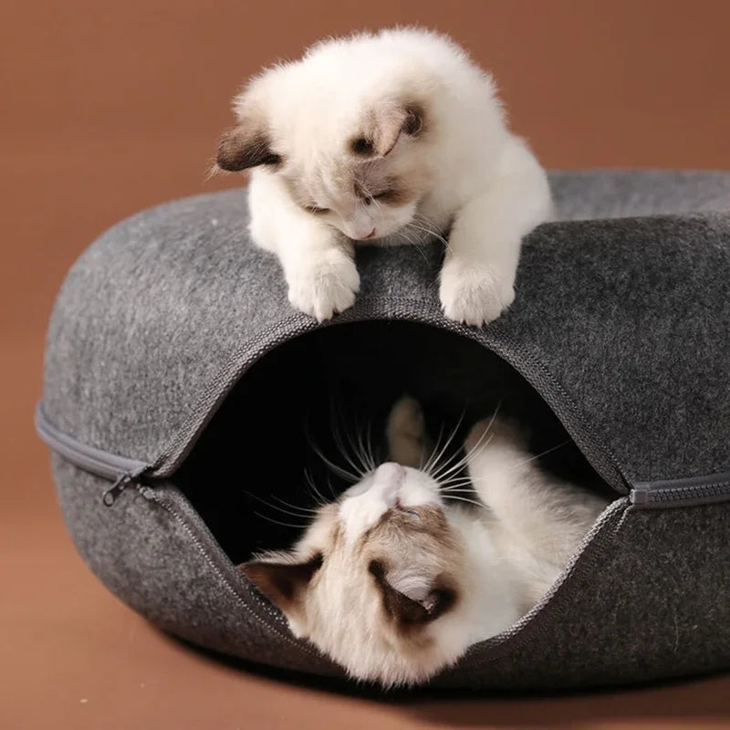 KittyHaven Donut Bed