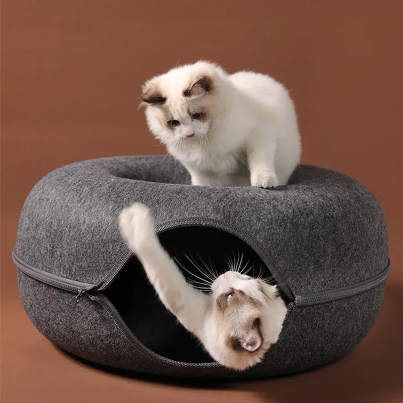 KittyHaven Donut Bed